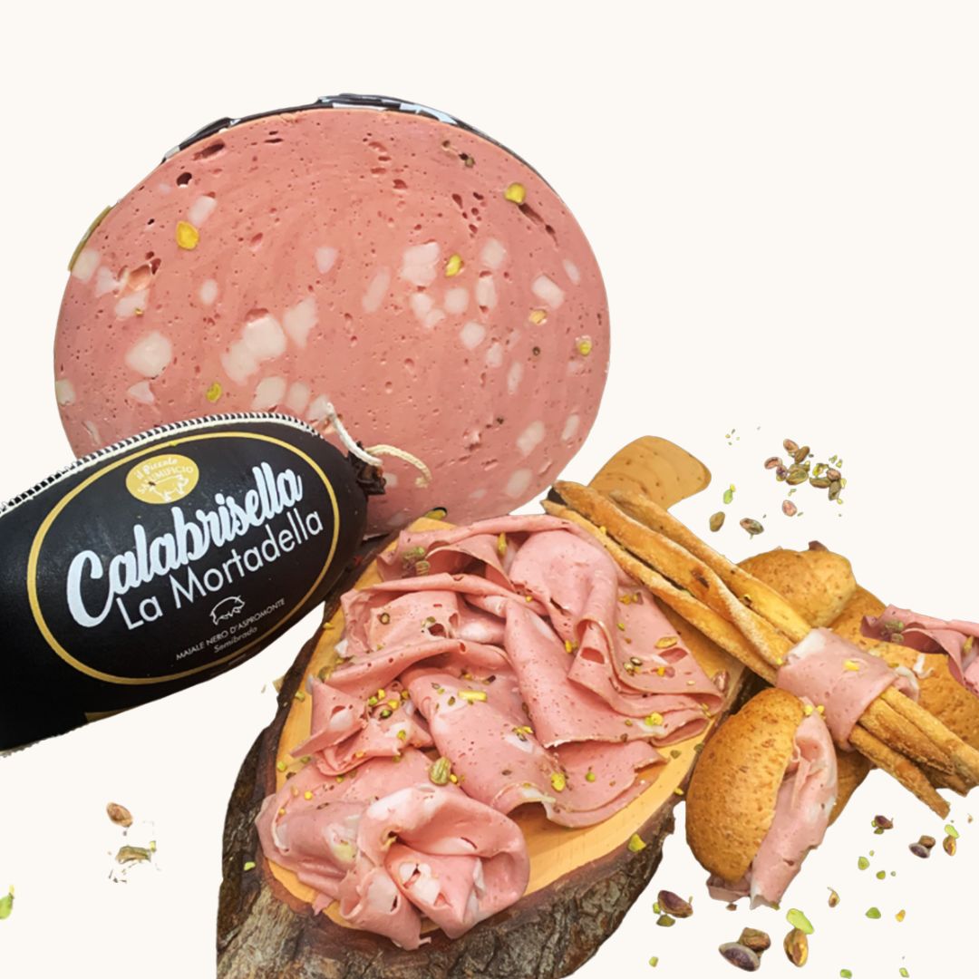 Mortadella calabrese di Maiale Nero d'Aspromonte