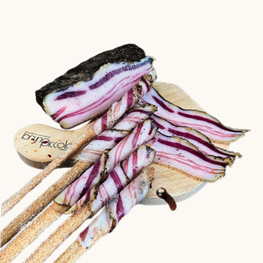 Pancetta tesa di maiale nero d'Aspromonte